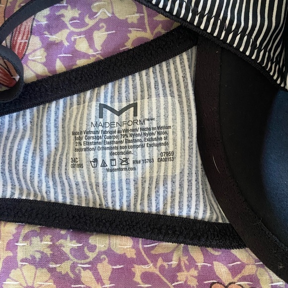 STRIPED BRA SET - Picture 2 of 2